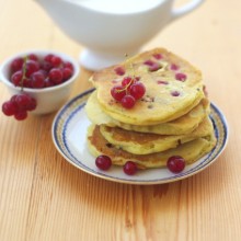 pancakes groseilles