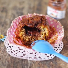 recette muffins banane et nutella