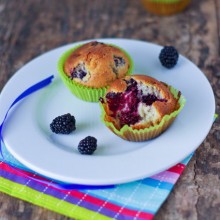 muffins aux mûres