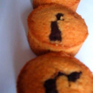 Muffins aux pépites de chocolat, faits maison