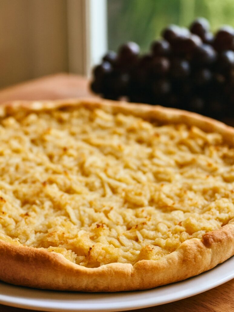 tarte aux pommes râpées sans lactose