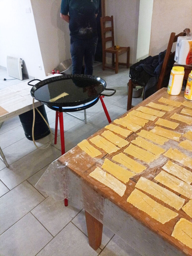bain d'huile pour cuisson des oreillettes