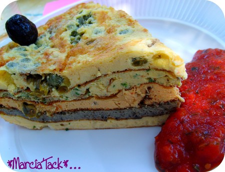 recette du crespeou, le gateau d'omelette que l'on mange froid en Provence