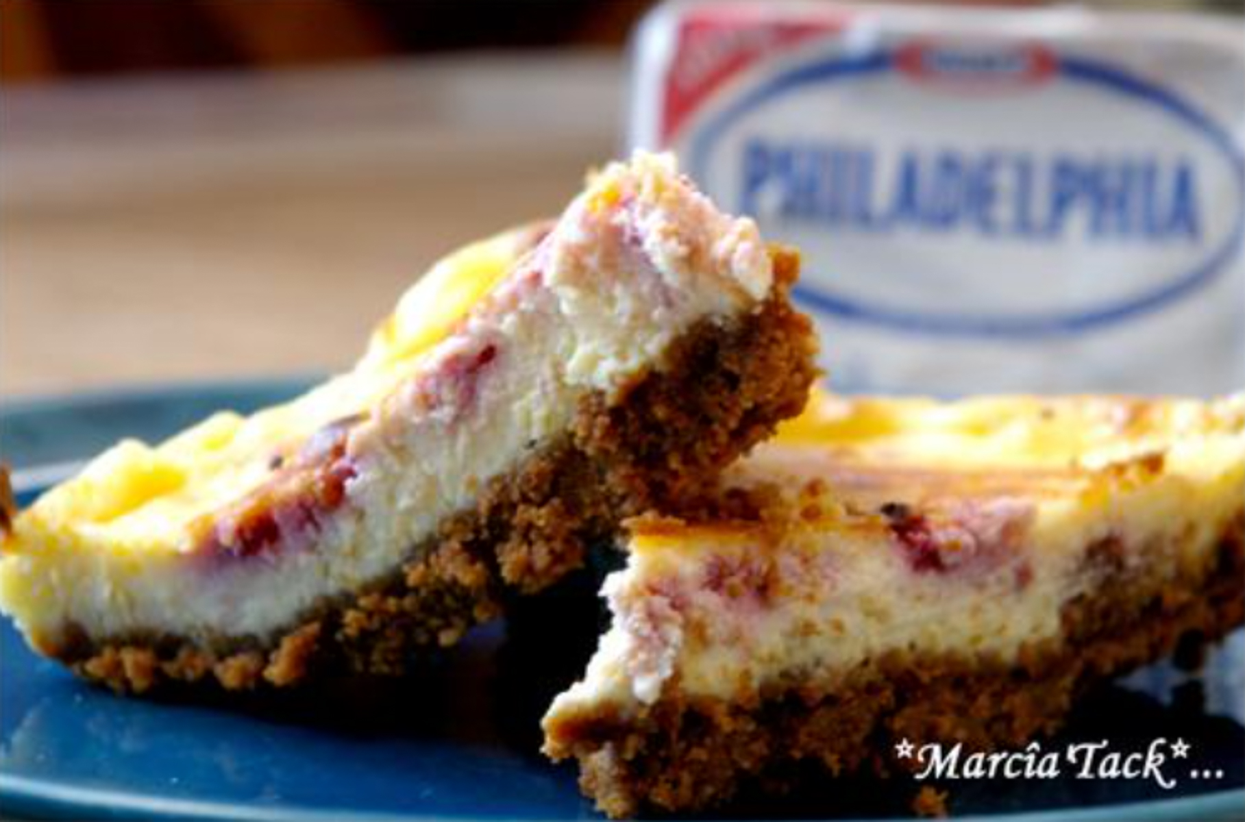 Cheesecake Philadelphia aux fruits rouges, appétissant