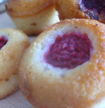 recette des financiers à la framboise