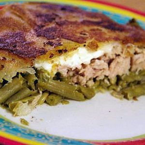 Pastilla au thon et haricots verts, cuisine marocaine