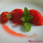 recette du sorbet fraise menthe