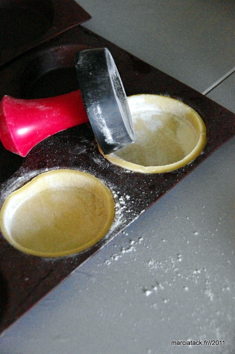 un moule pour faire des minis fond de tartes