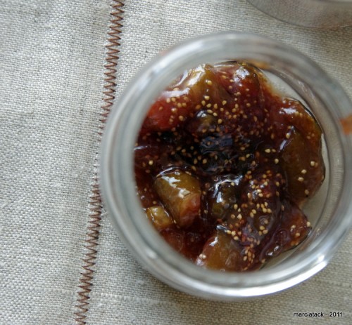 Confiture de figues maison en pot