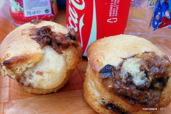Muffins aux bonbons milkyway - Recette facile
