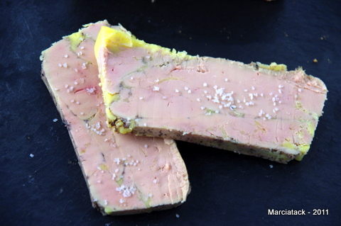 terrine de foie gras au micro ondes 