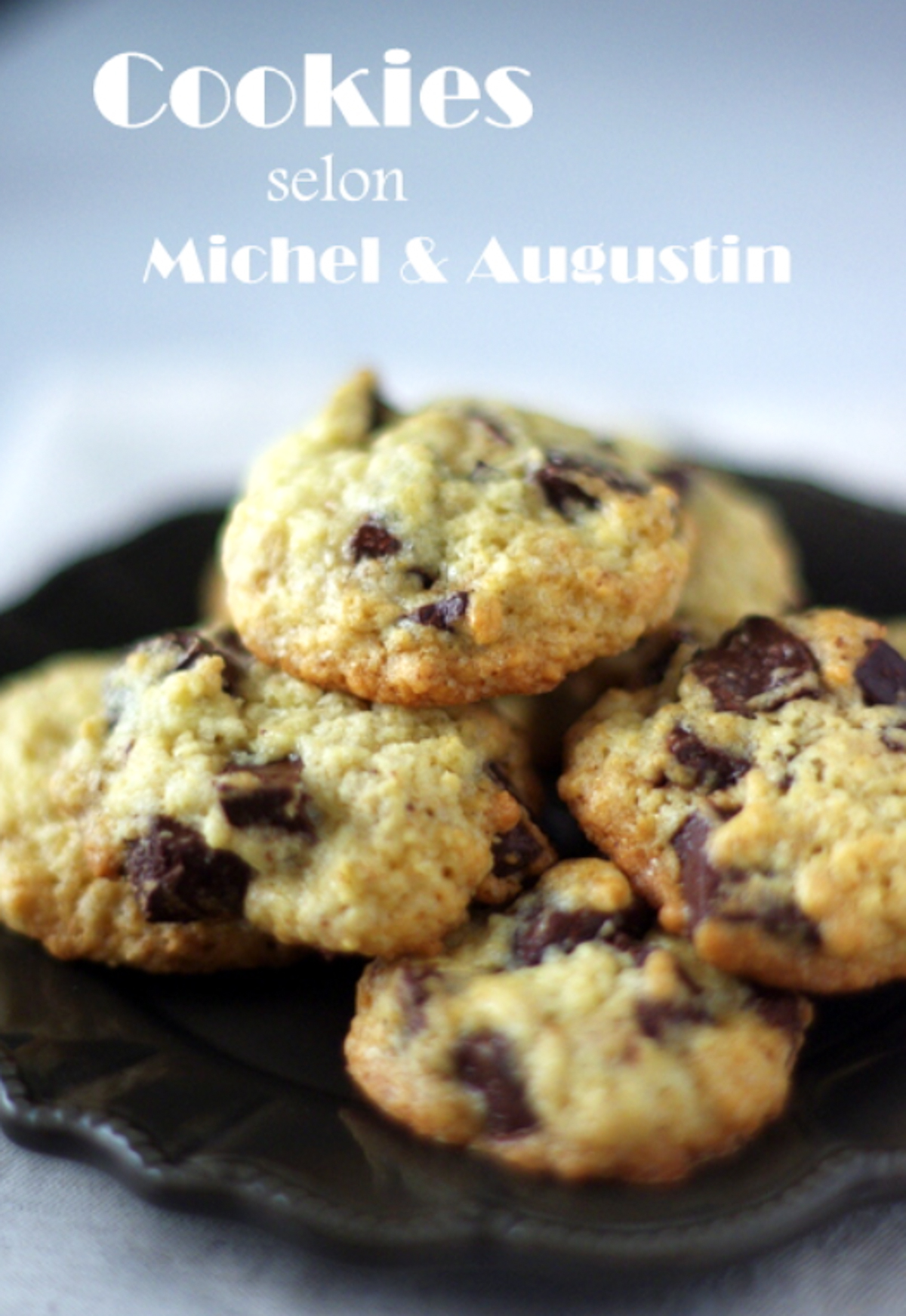 Cookies Michel et Augustin sur une assiette