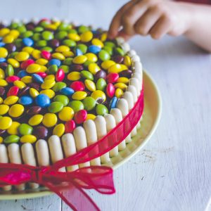 Gâteau d'anniversaire smarties