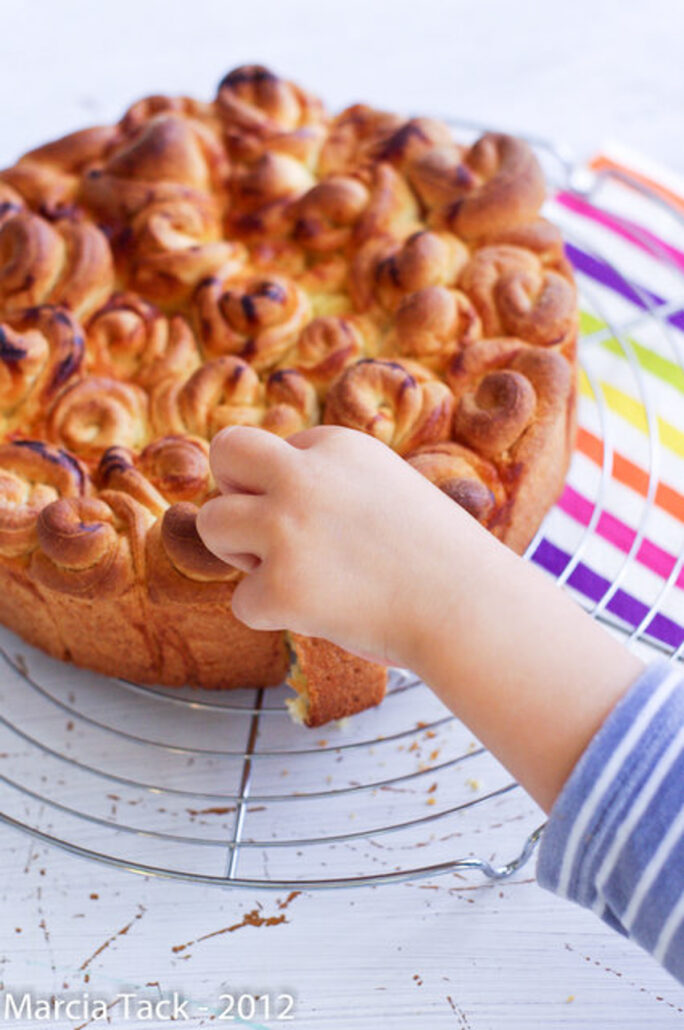 Brioche maison bouclée