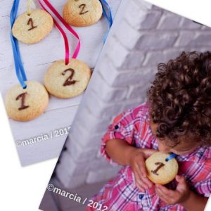 médailles en biscuits
