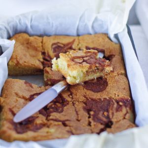 recette blondies au caramel beurre salé