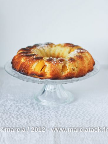 Recette facile de gâteau aux pêches
