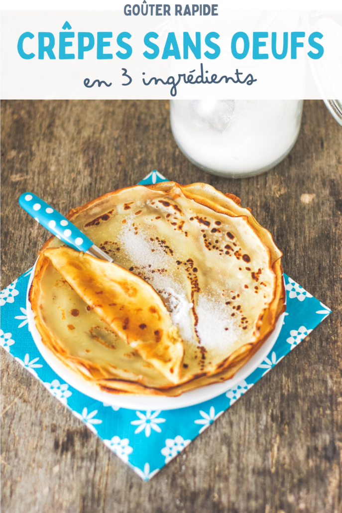 crêpes sans oeufs moelleuses