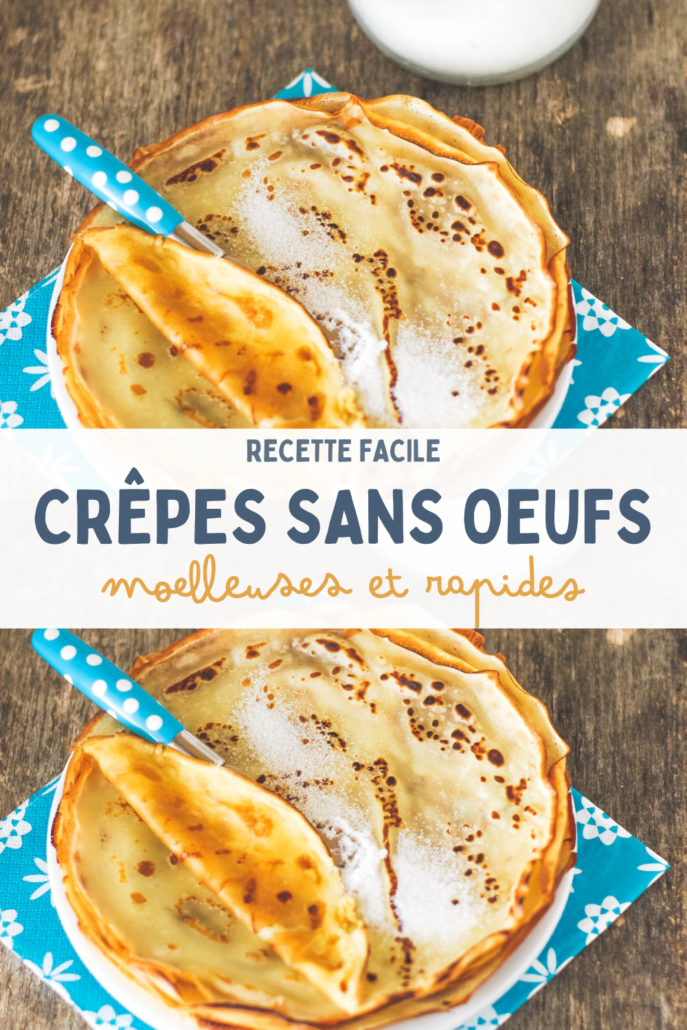 crêpes sans oeufs en 3 ingrédients
