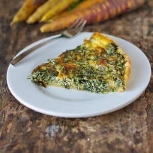 tarte fanes de carottes