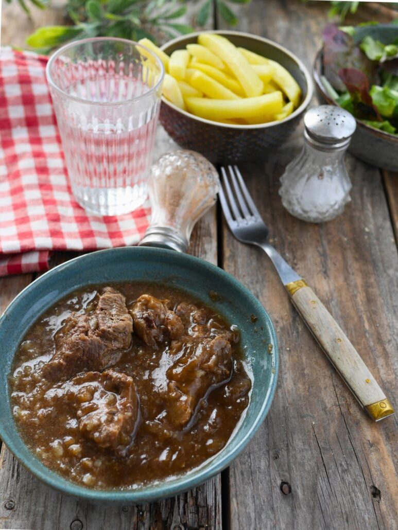 assiette de carbonade flamande