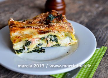 recette des lasagnes saumon épinards
