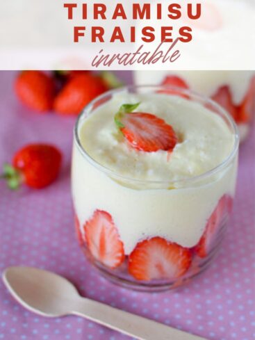 Tiramisu aux fraises facile, rapide et inratable