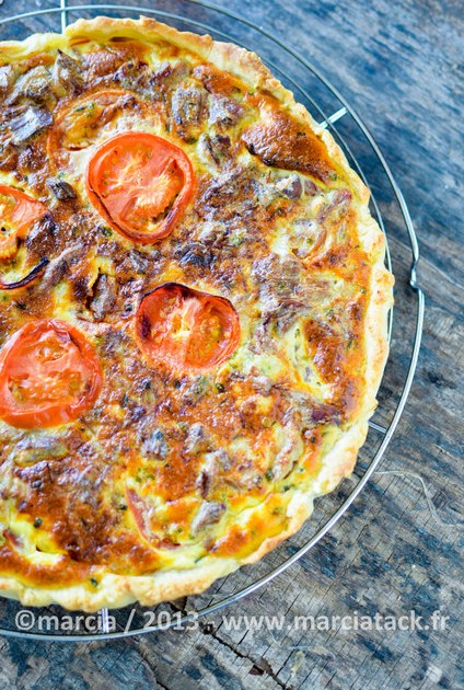 Recette de tarte thon tomate