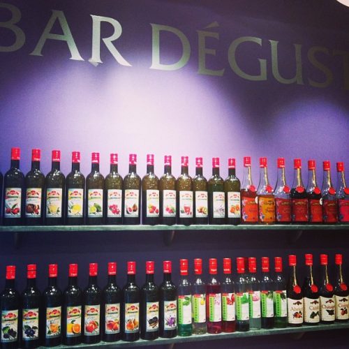 Le bar à dégustation