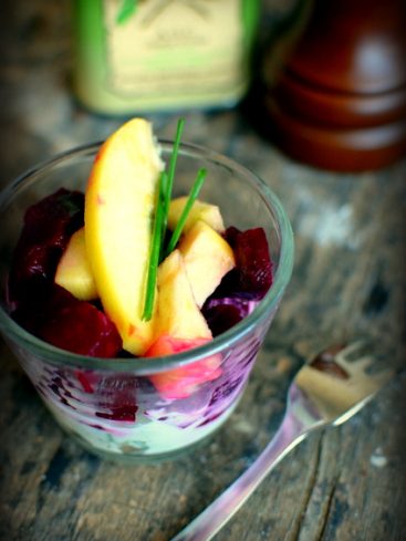 Recette facile de salade de betteraves aux pommes