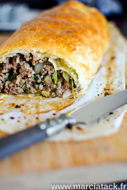 Recette de roulé à la viande hachée