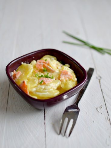 Recette du gratin nordique au saumon. Recette tupperware