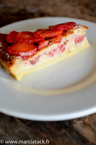 Recette du gateau magique aux fraises