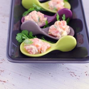 Recette facile de tartare de saumon aux pommes