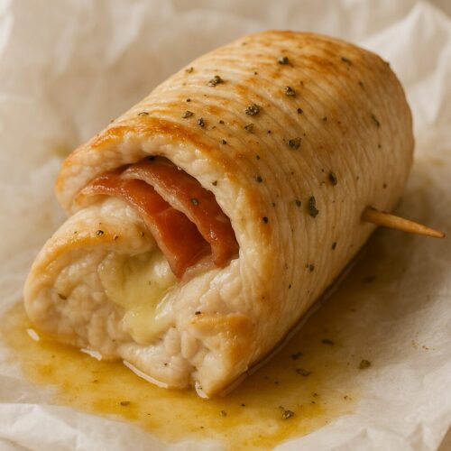 Cordon bleu de poulet, jambon et fromage
