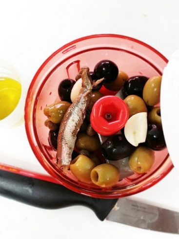 Recette tapenade d'olives rapide et facile, méthode Tupperware