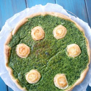 Recette facile de tarte epinard et chevre