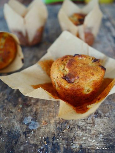recette de muffins à la banane