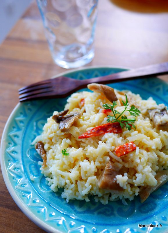 recette de risotto de champignons