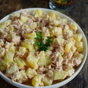 recette de salade de pommes de terre au thon
