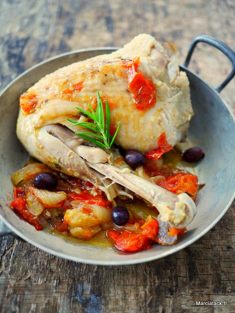 Recette de cuisse de poulet à la provençale