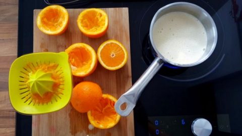 recette de l'orange curd en image