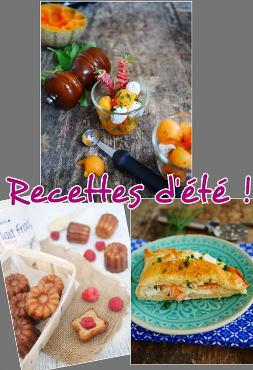 Recettes d'été : salade, cannelés, tourte au saumon