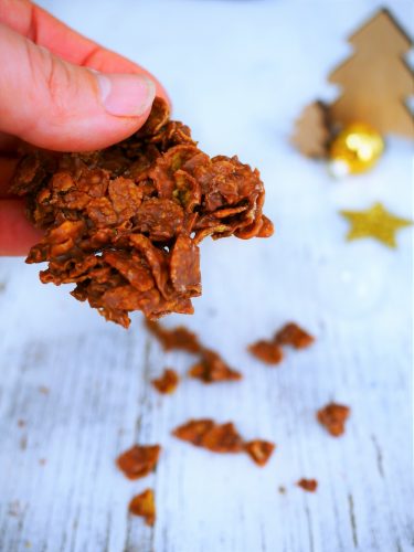 rose des sables au chocolat, la recette des cornflakes enrobés de chcocolat à faire avec les enfants
