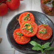 tomates grillées à la plancha