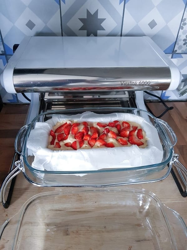 Cake moelleux aux fraises - Cuisson vapeur douce