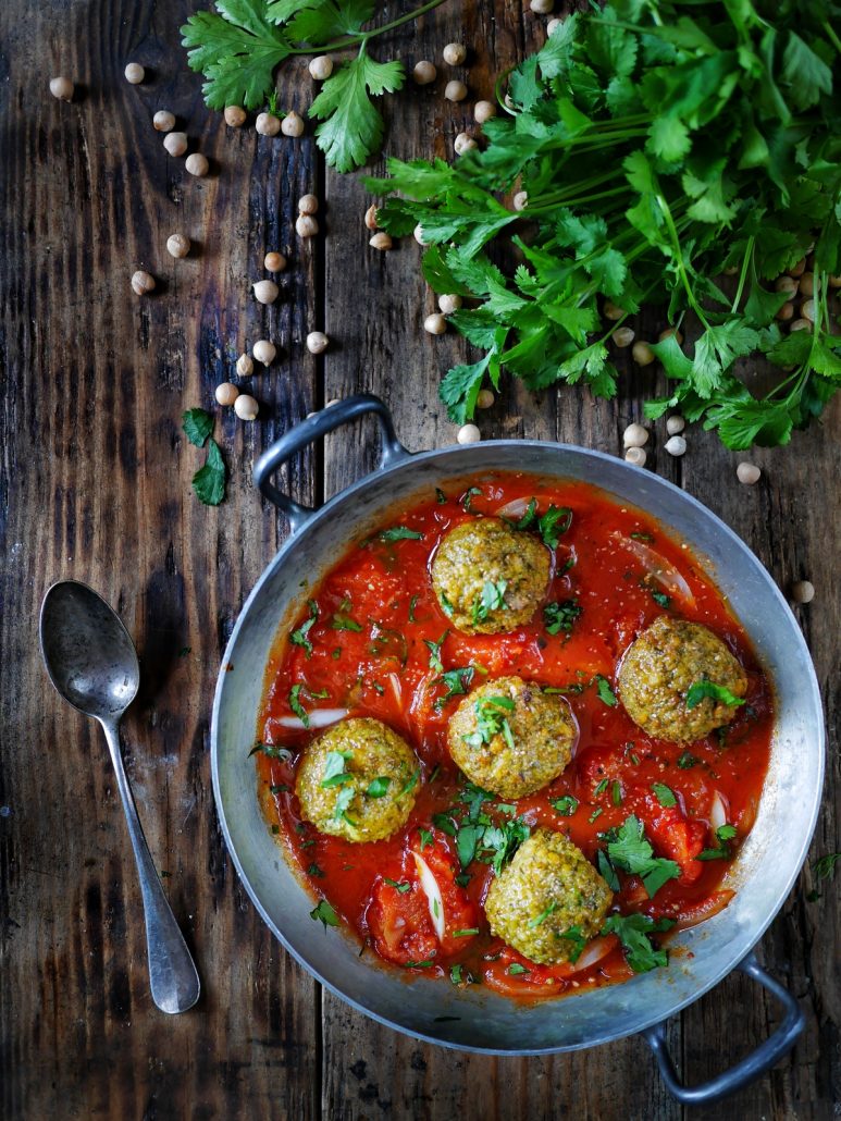 recette de falafels au four sauce tomate