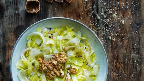 recette de salade d'endives aux noix