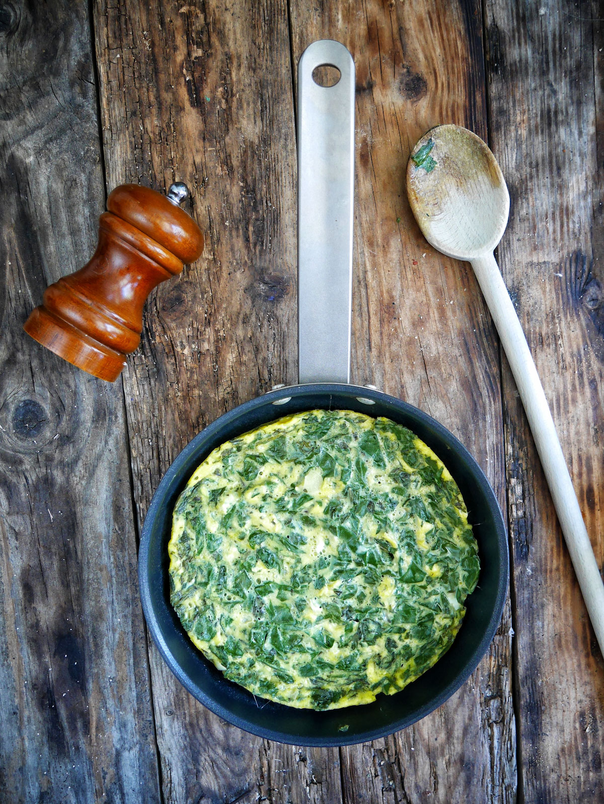 recette d'omelette aux blettes