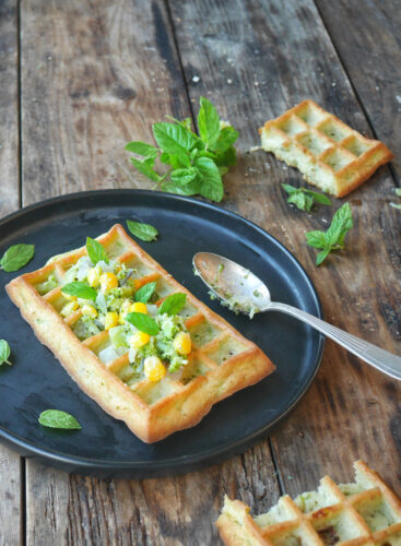 Gaufres courgettes